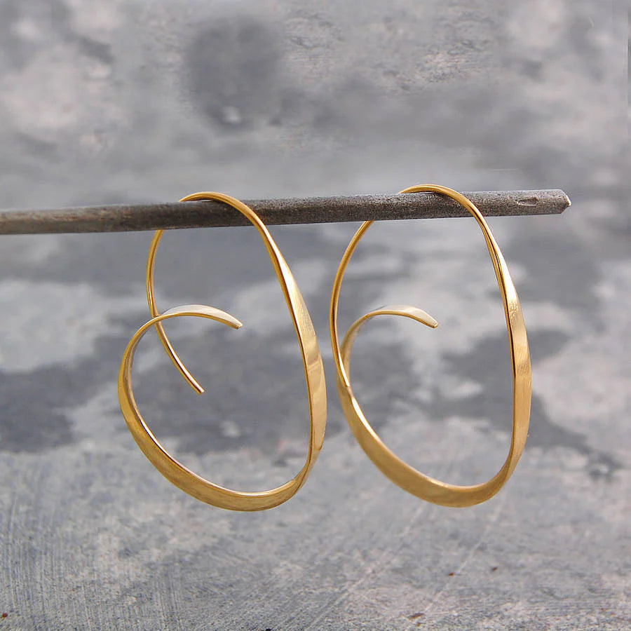 Twisted Spiral Earrings