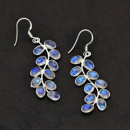 Luminous Gemstone Earrings