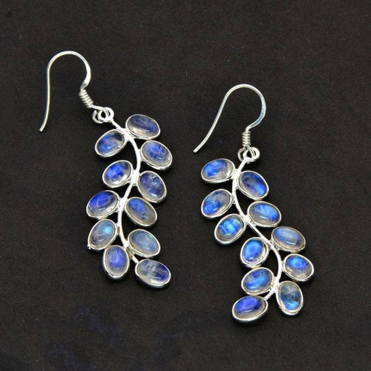 Luminous Gemstone Earrings
