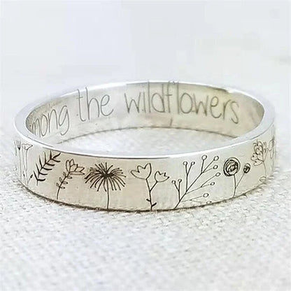 Floral Dandelion-Inspired Ring