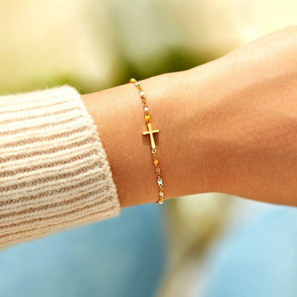 Faith-Inspired Cross Bracelet