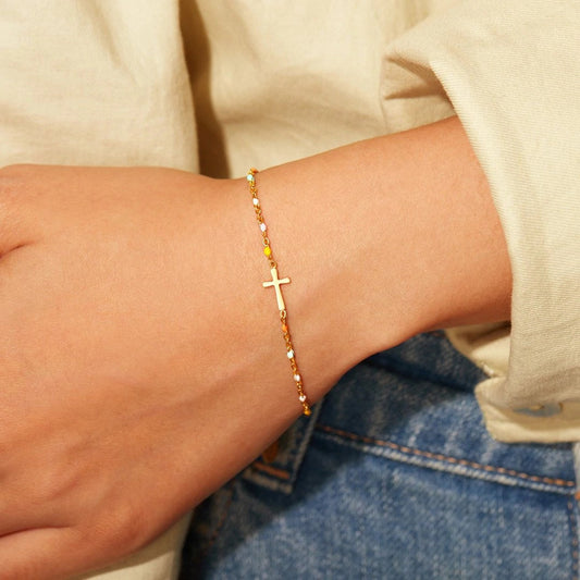 Faith-Inspired Cross Bracelet