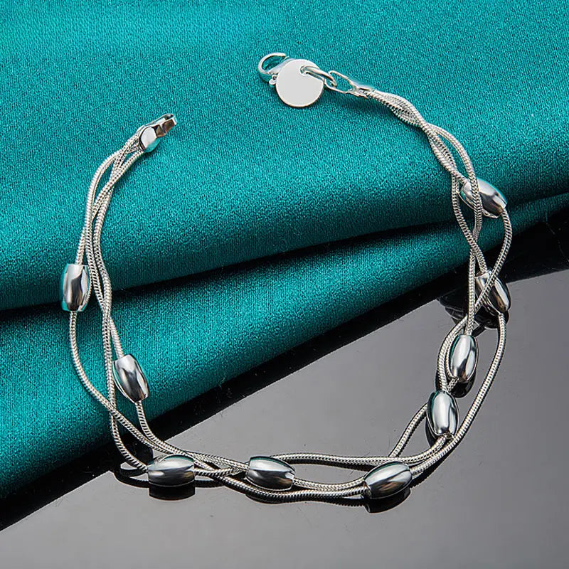 Layered Thin Chain Bracelet