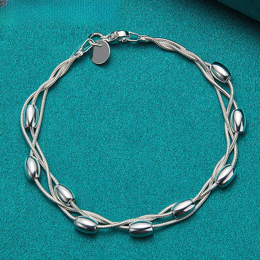 Layered Thin Chain Bracelet