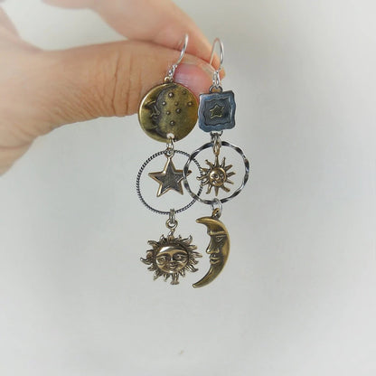 Celestial Pendant Earrings