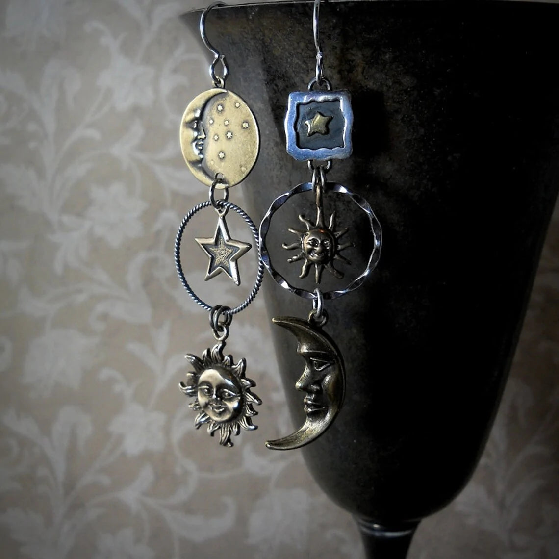Celestial Pendant Earrings