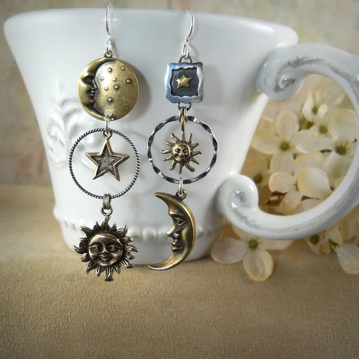 Celestial Pendant Earrings