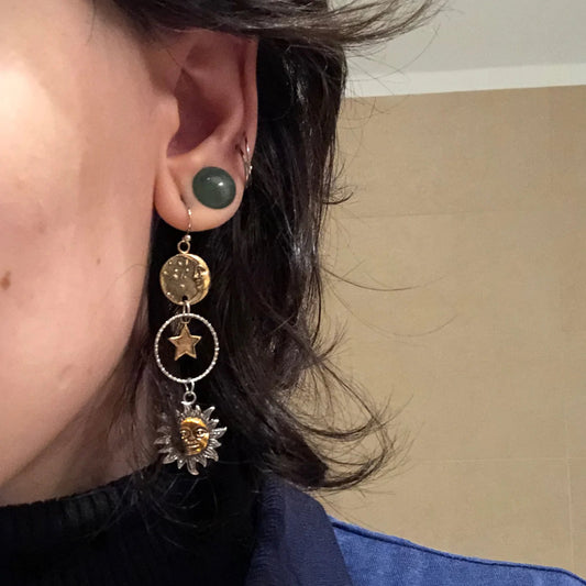 Celestial Pendant Earrings