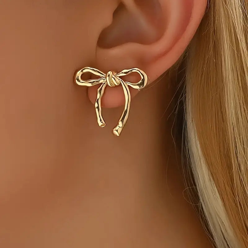 Stylish Retro Bow Earrings