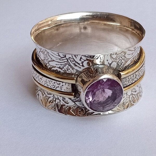 Artisan Crystal Meditation Ring