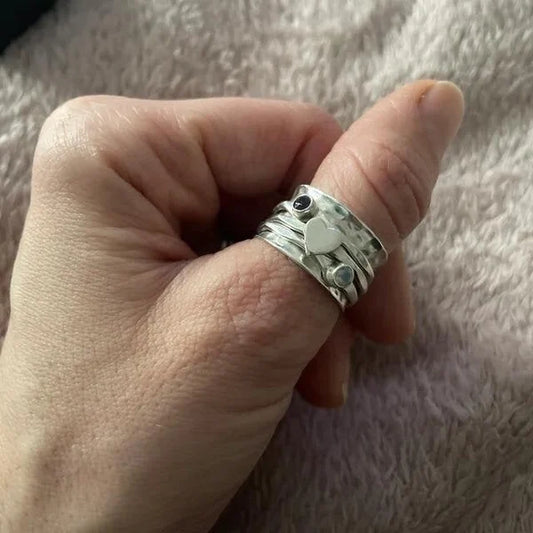 Rotating Heart Shaped Ring
