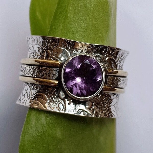 Artisan Crystal Meditation Ring