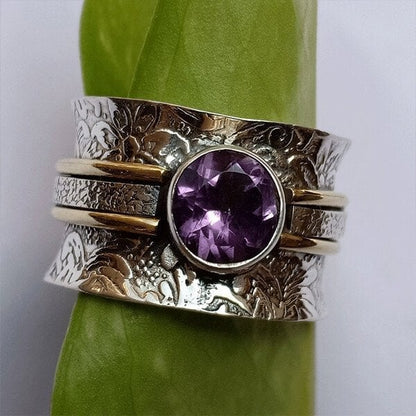 Artisan Crystal Meditation Ring