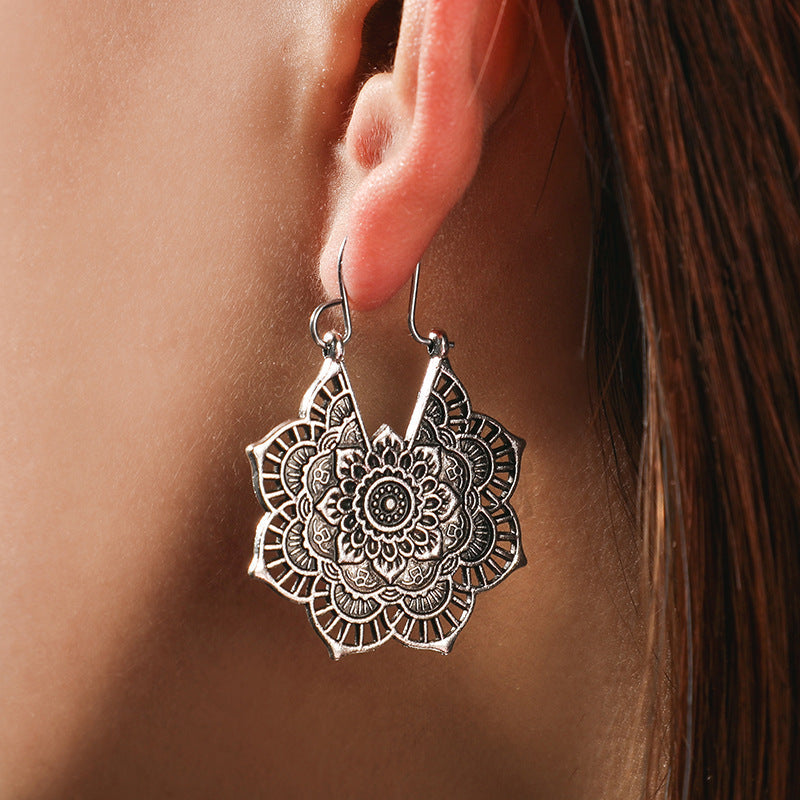 Floral Mandala Earrings