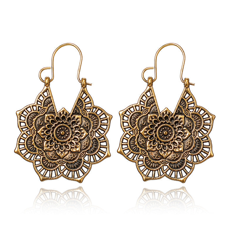 Floral Mandala Earrings