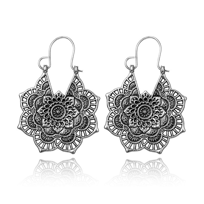 Floral Mandala Earrings