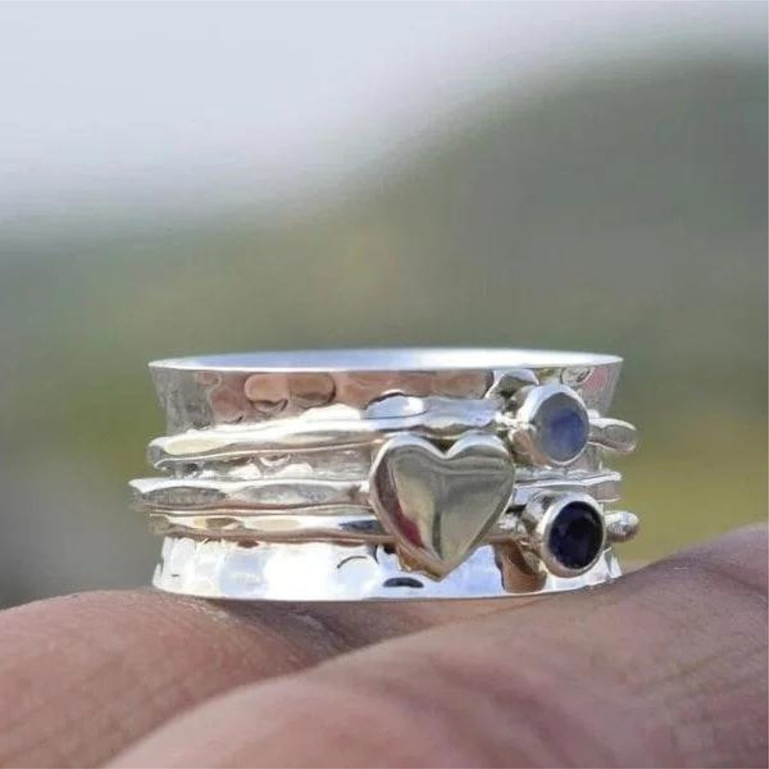 Rotating Heart Shaped Ring
