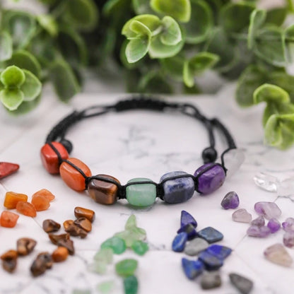 Handcrafted Natural Gemstone Wealth Bracelet