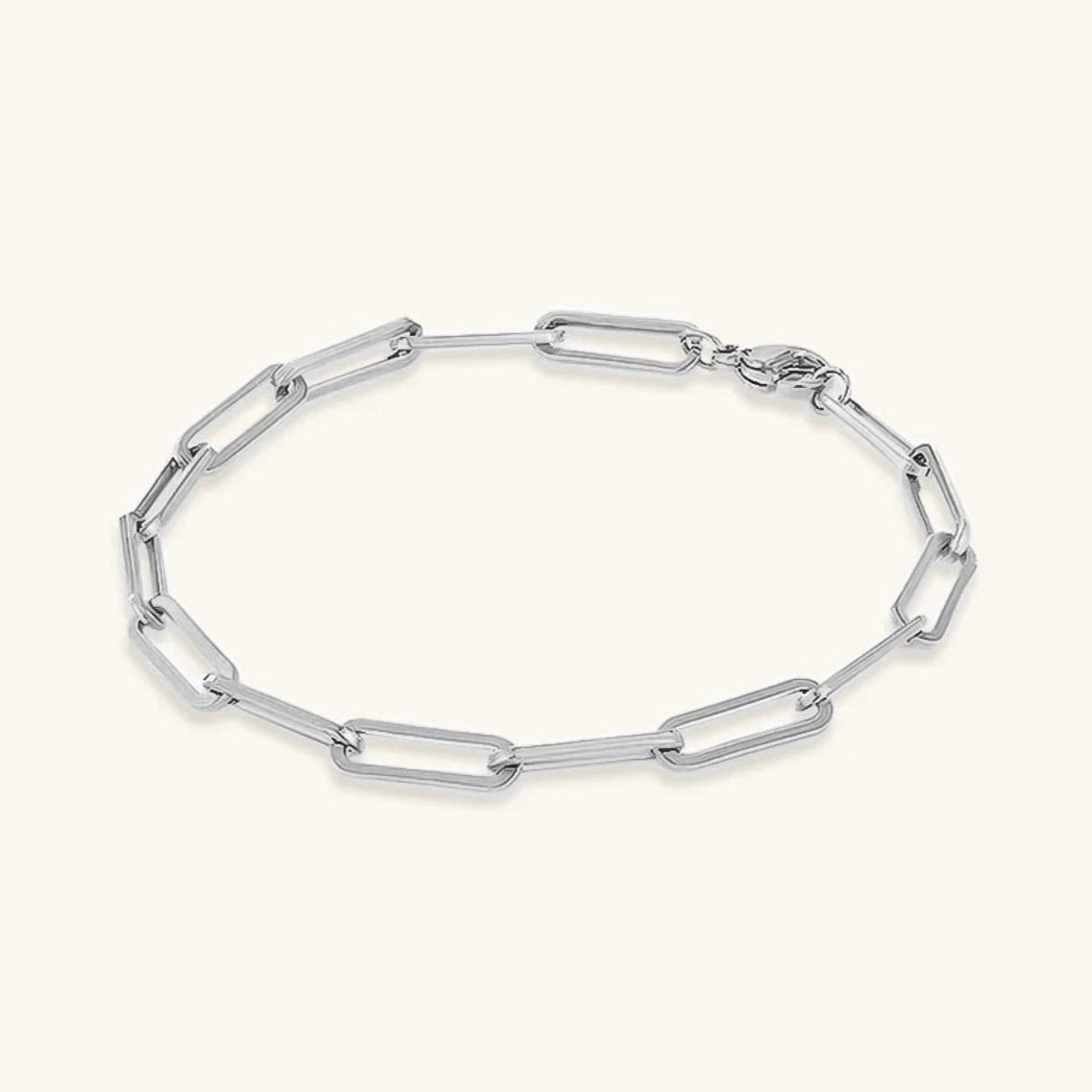 Gold Paperclip Bracelet