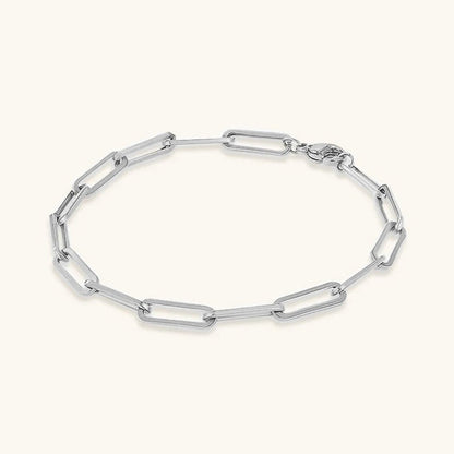 Gold Paperclip Bracelet