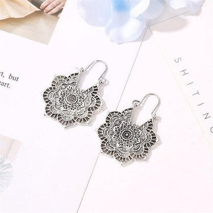 Floral Mandala Earrings