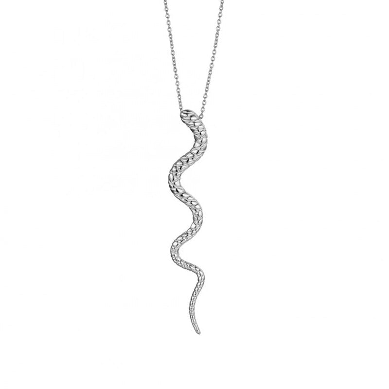 925 Sterling Silver Amazonian Serpent Pendant