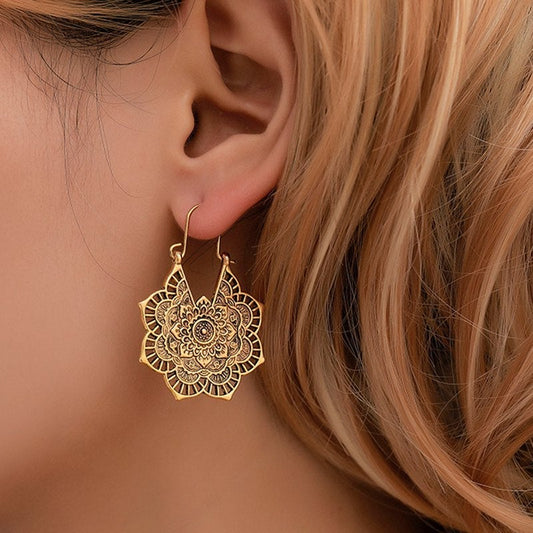 Floral Mandala Earrings