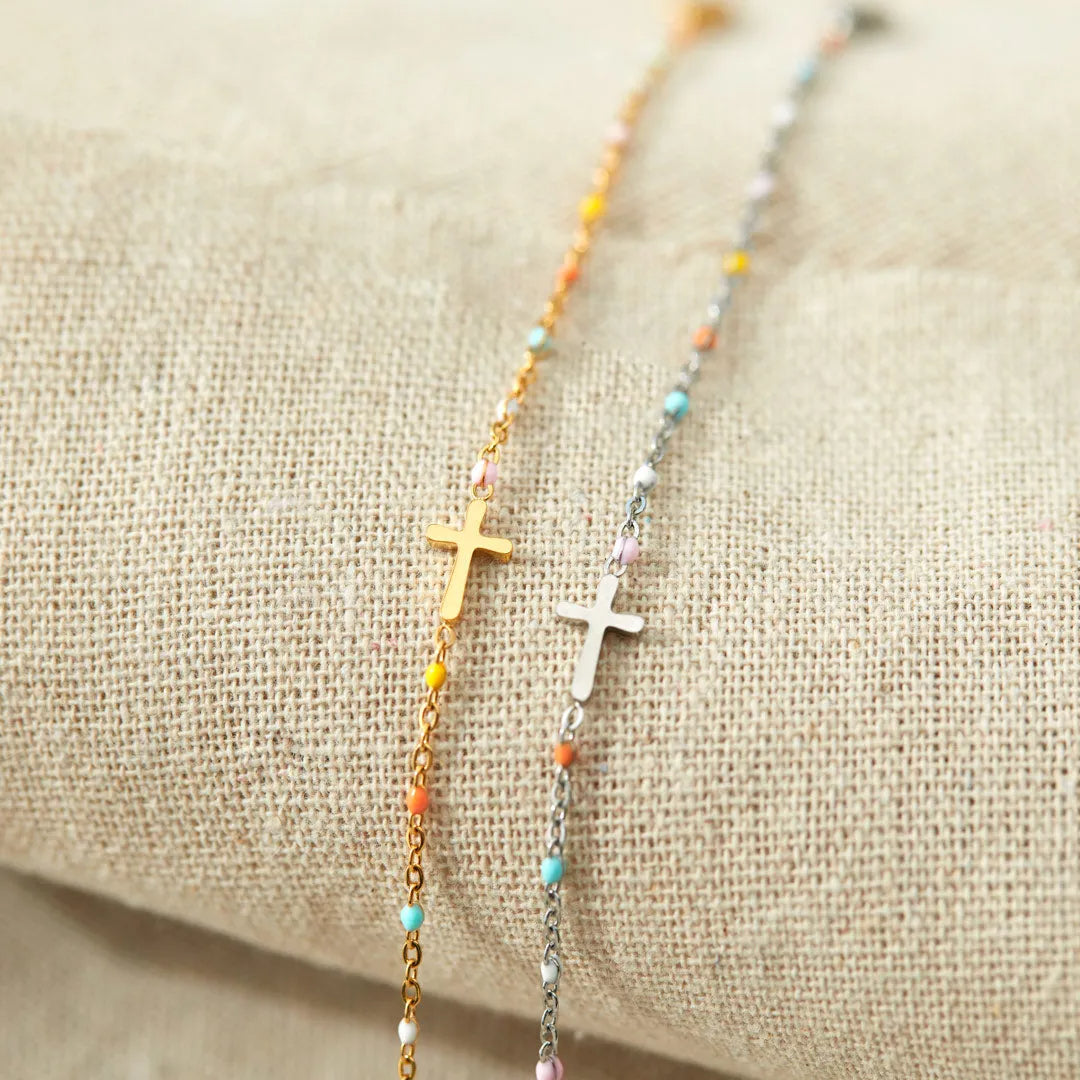 Faith-Inspired Cross Bracelet