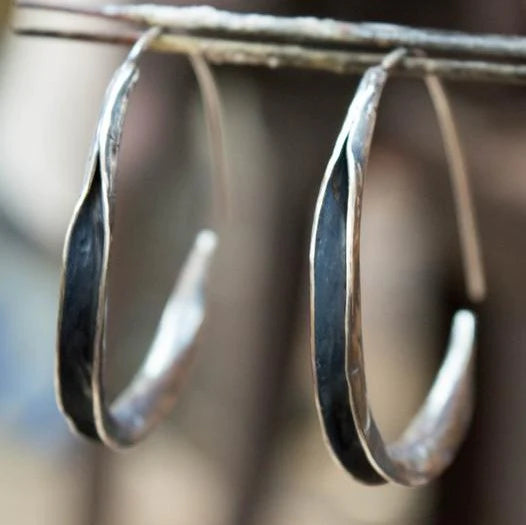 Oversized Circular Single Earrings