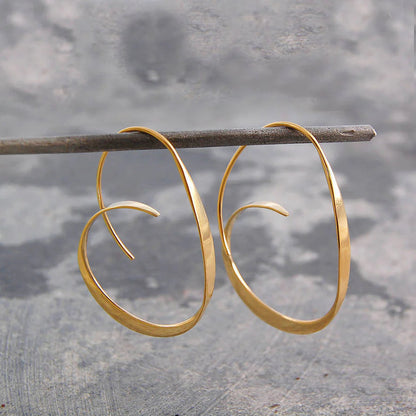 Twisted Spiral Earrings