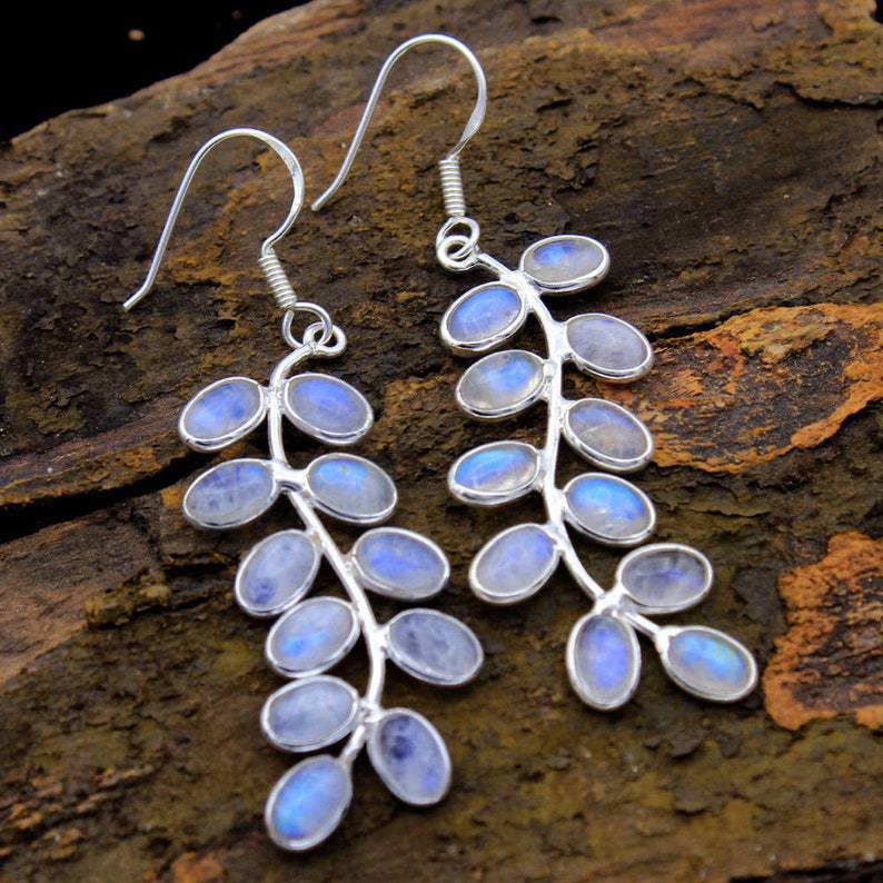 Luminous Gemstone Earrings