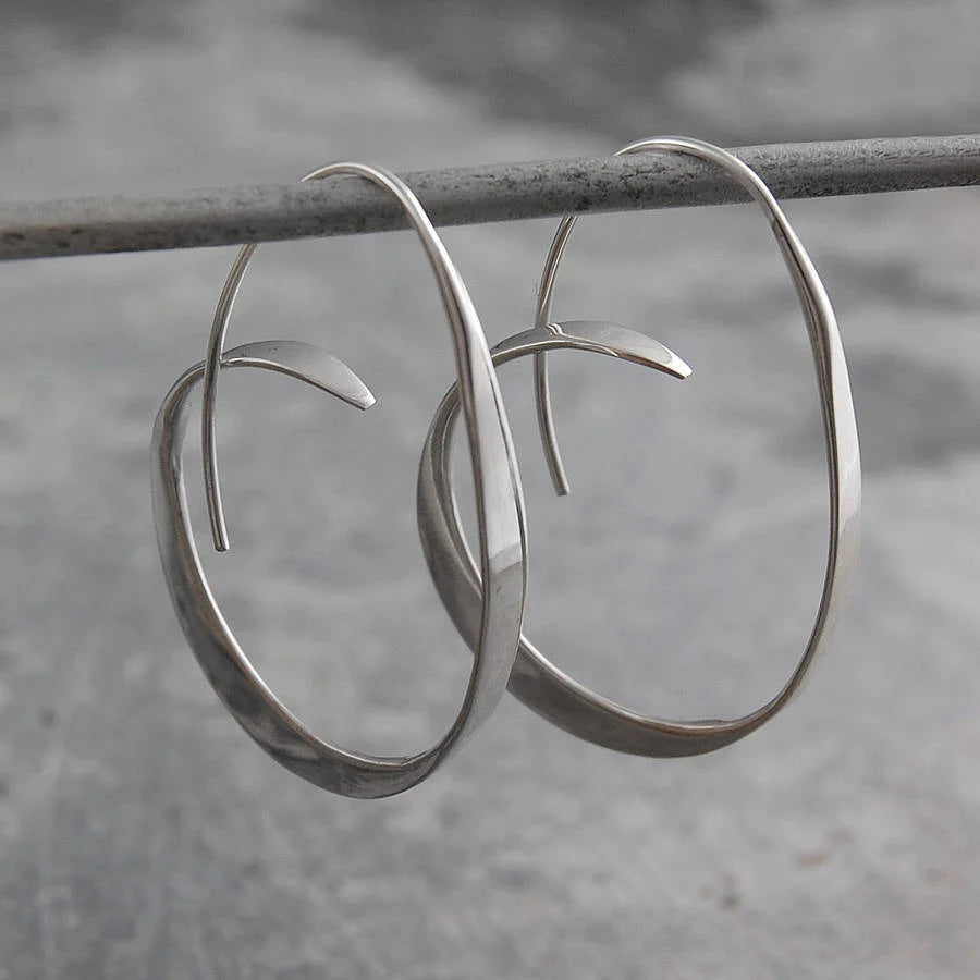 Twisted Spiral Earrings