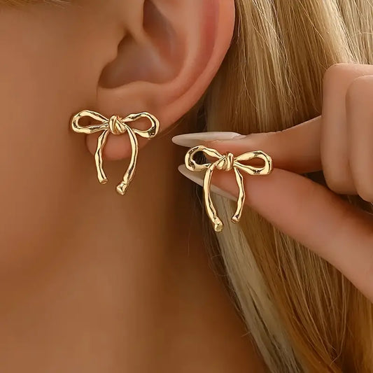 Stylish Retro Bow Earrings