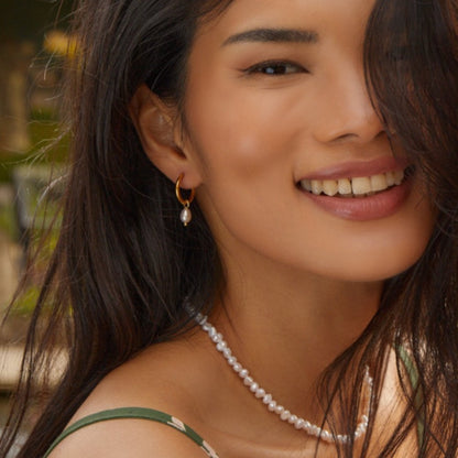 Elegant Freshwater Pearl Earrings