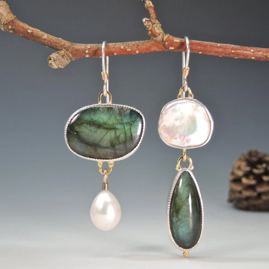 Classic Natural Stone Earrings