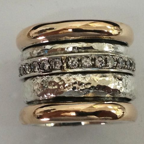 Retro Multi-Layered Bold Gold Ring