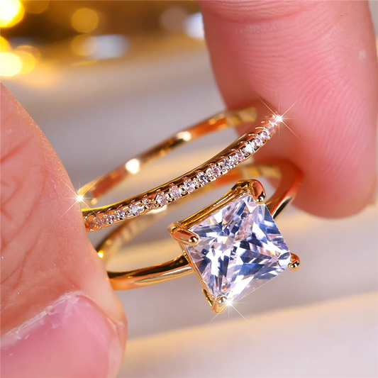 Classic Elegant Ring Set