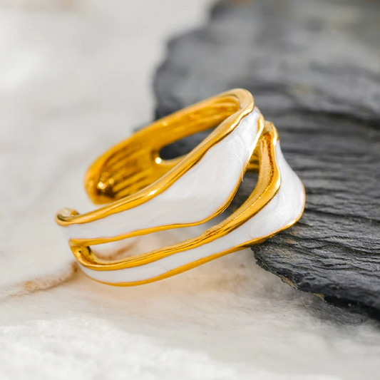 Antique White Gold Ring