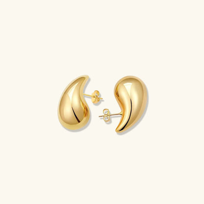 Teardrop Gold Earrings